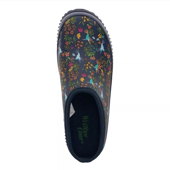 NEW! Western Chief Women's Garden Clog Waterproof Shoes Navy Size 9 NIB - Picture 5 of 6